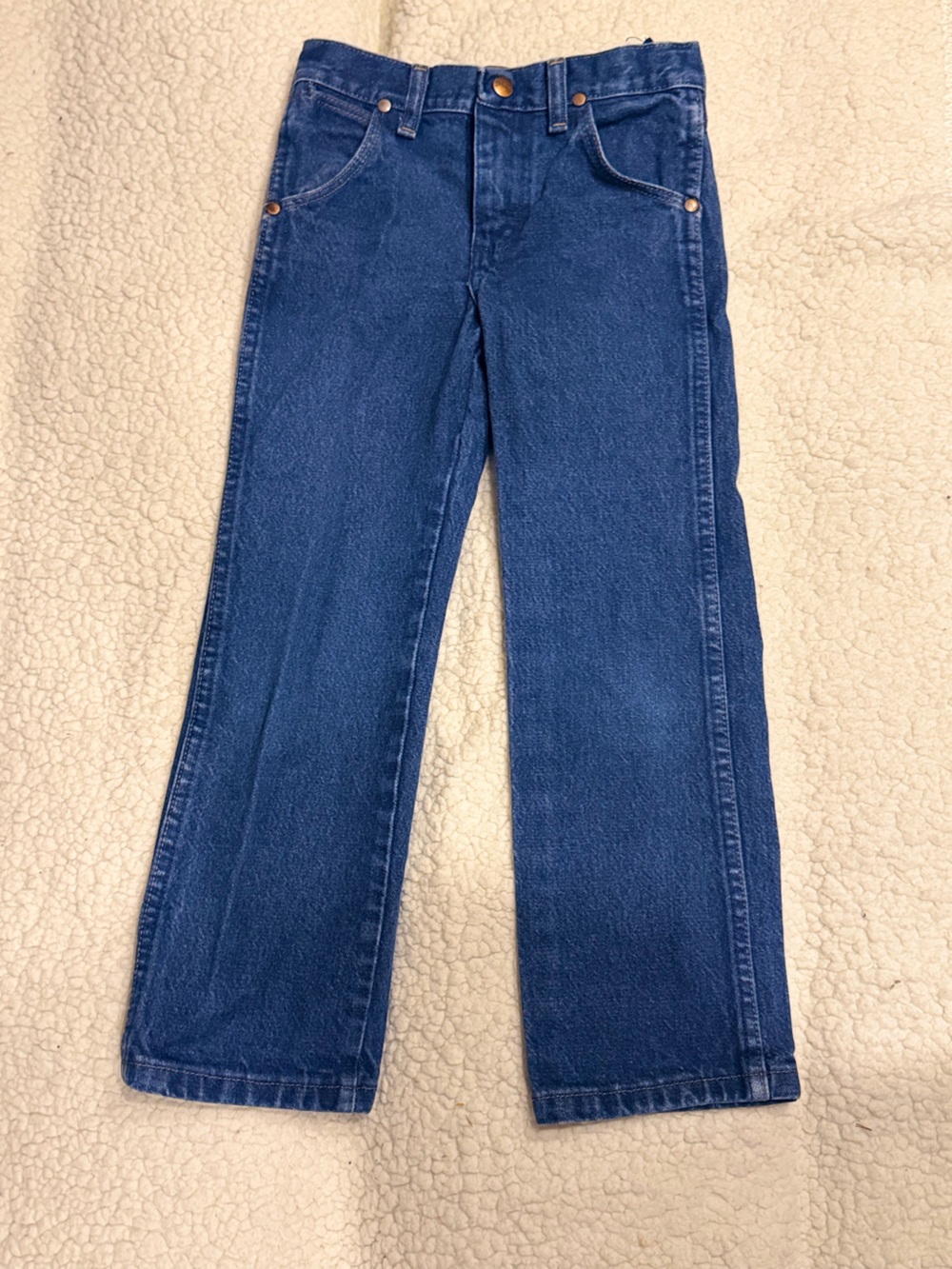 Wrangler kids western, rodeo jeans size 6 Classic Blue Denim Jeans